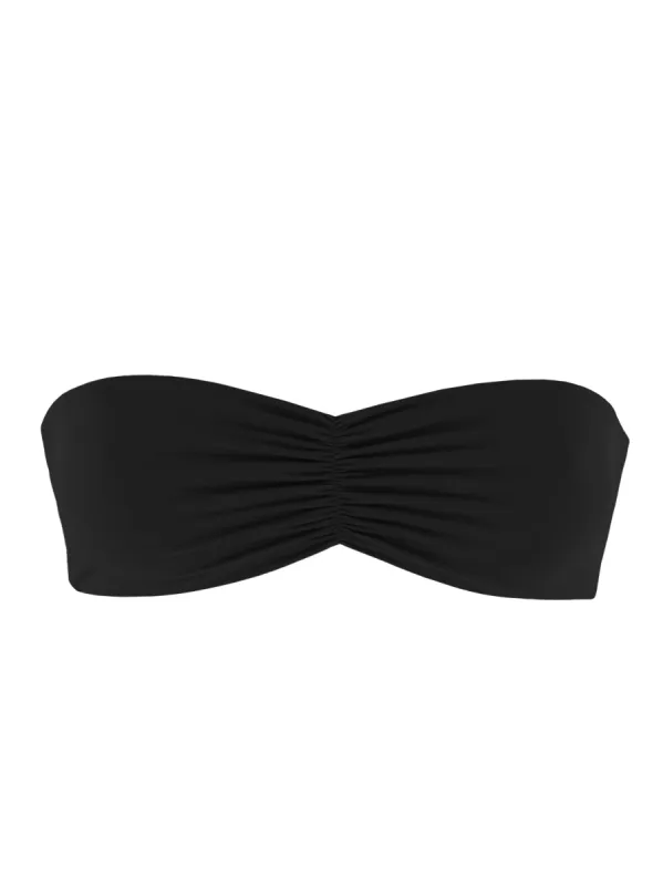 FAYE TOP | BLACK made by Slate Swim