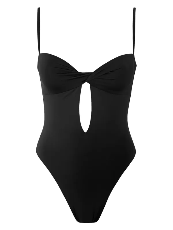 PHOENIX ONE PIECE | BLACK sold by Slate Swim