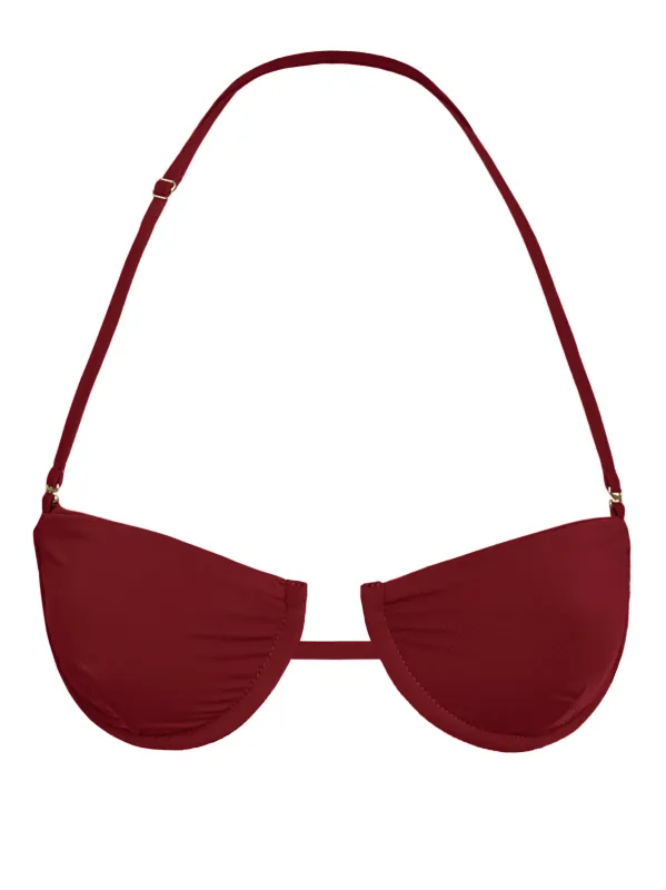 REY TOP | BORDEAUX sold by Slate Swim