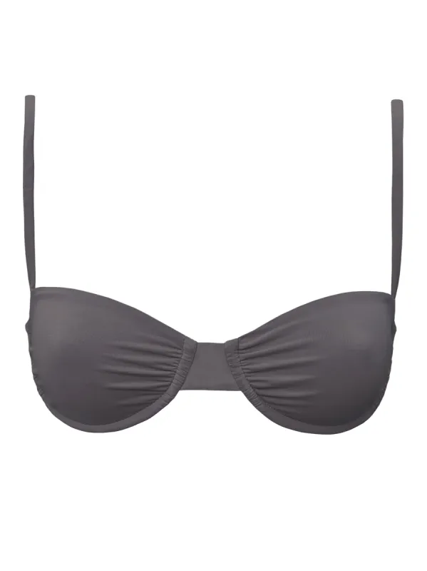 FOX TOP | CHARCOAL sold by Slate Swim