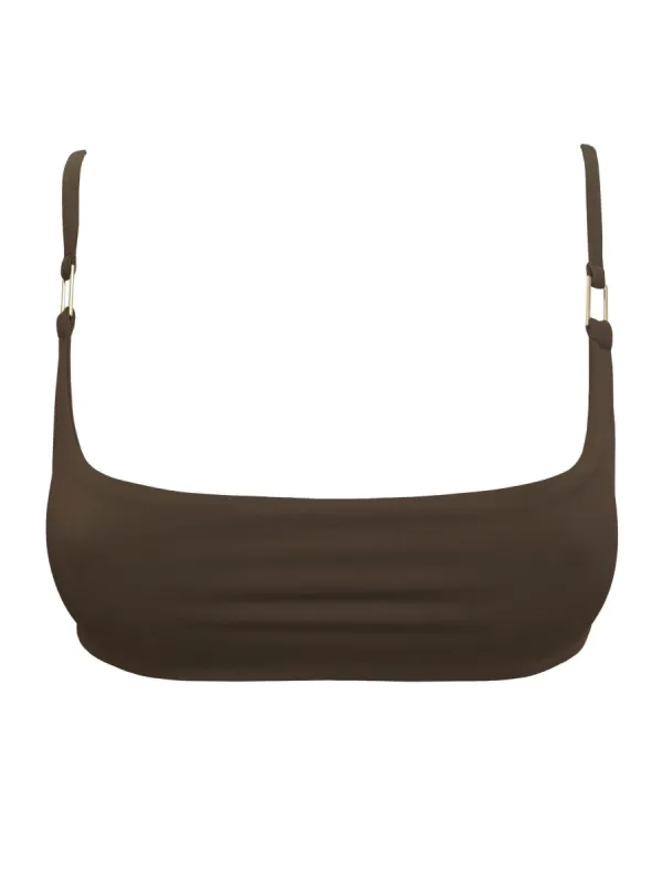 JADE TOP | ESPRESSO made by Slate Swim