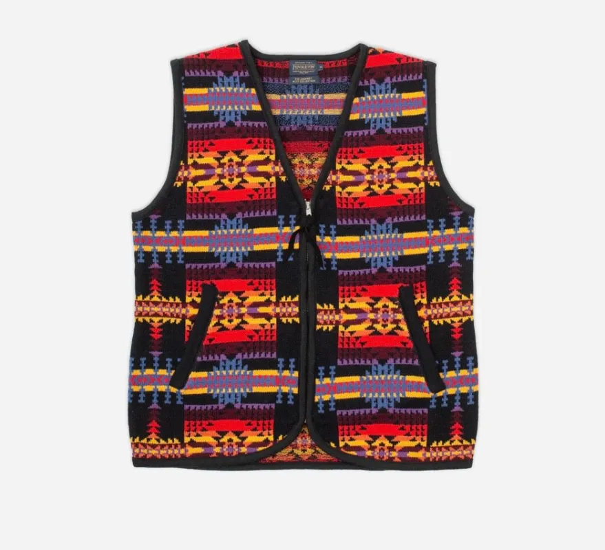Pendleton Jaquard Vintage Vest made by Fulmine Mercantile Co