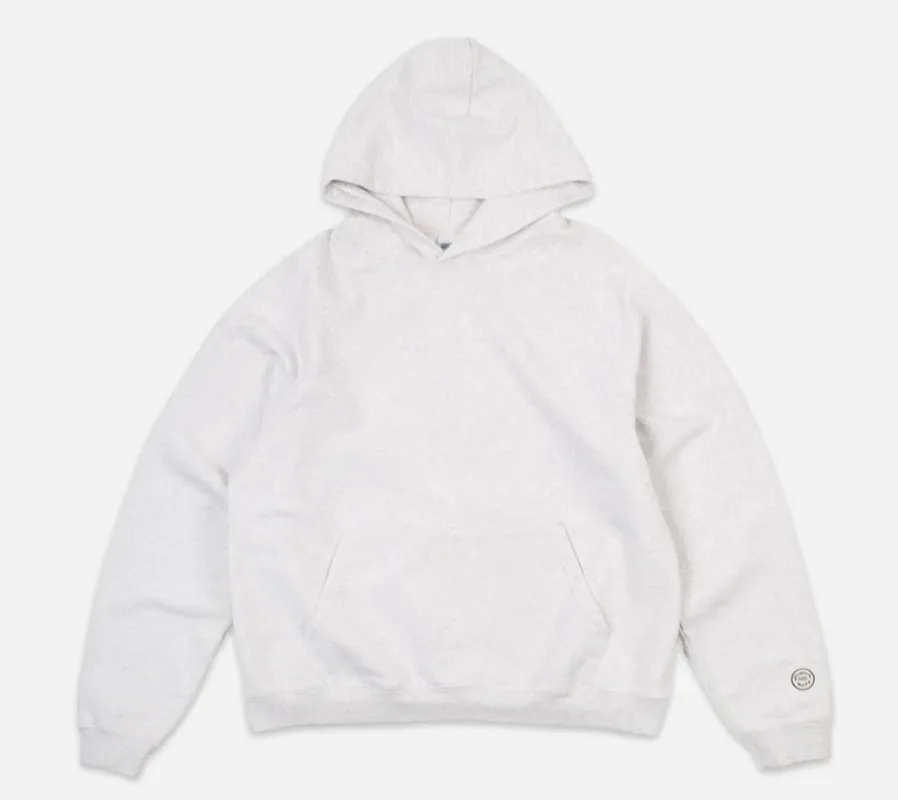 Dubbleware Classic Hoodie - Ash Heather Grey made by Fulmine Mercantile Co