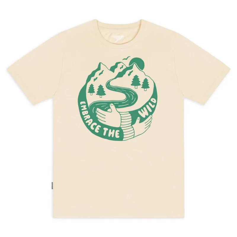 Embrace the wild organic cotton tee: Angora made by Fulmine Mercantile Co