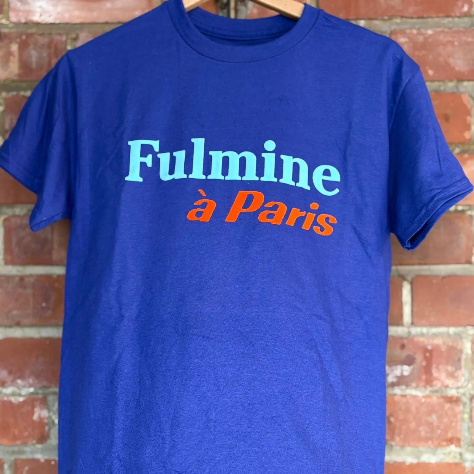 Fulmine a’ Paris T-shirt sold by Fulmine Mercantile Co