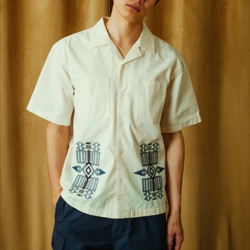 Pendleton Camp Collar - Fire Legend made by Fulmine Mercantile Co