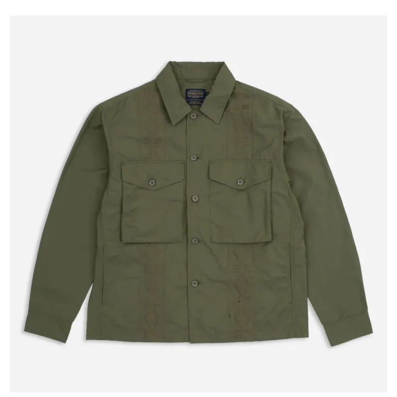 Pendleton Parachute overshirt - Olive made by Fulmine Mercantile Co