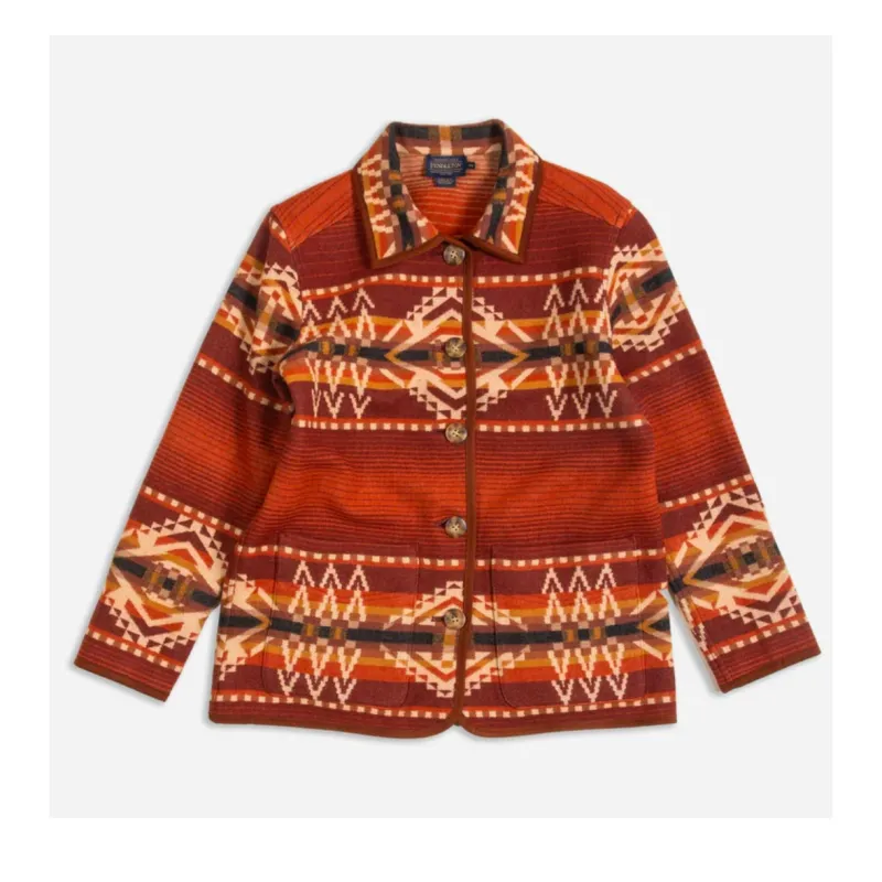 Pendleton women’s Reversible Wool Coat-copper Beacon Rock made by Fulmine Mercantile Co
