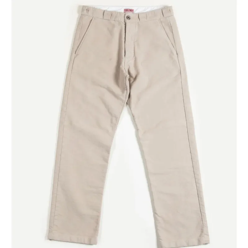 Dubbleware Moleskin work pant made by Fulmine Mercantile Co