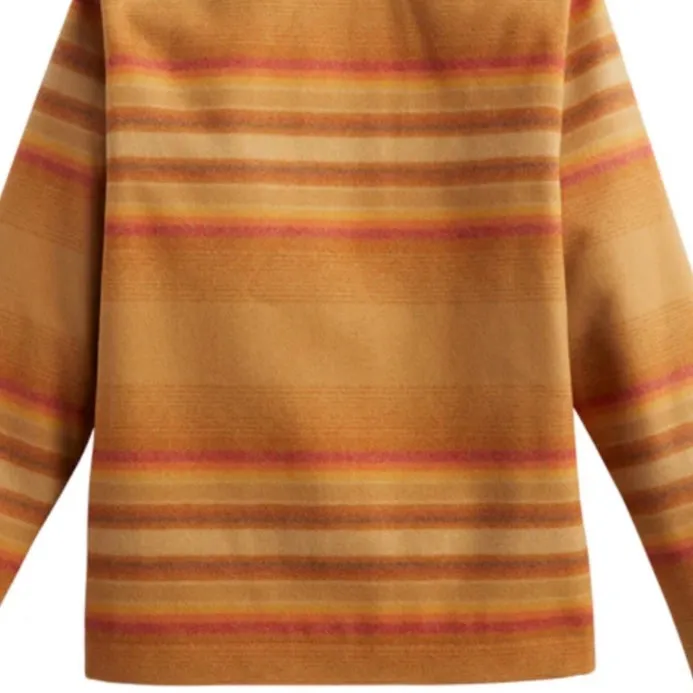 Pendleton Silverton Coat-Ralston Stripe Tan sold by Fulmine Mercantile Co product image thumbnail 4