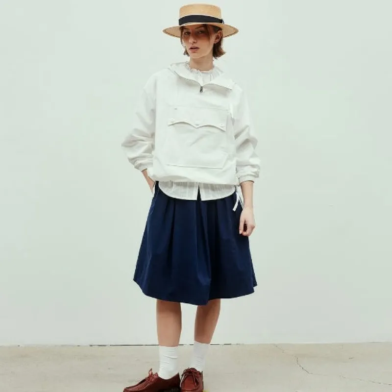 Uniform Bridge Women’s Ripstop overhead Hooded Anorak made by Fulmine Mercantile Co