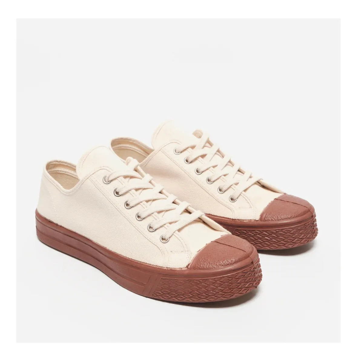 US Rubber Military Low Top - off white/brown sold by Fulmine Mercantile Co product image thumbnail 3