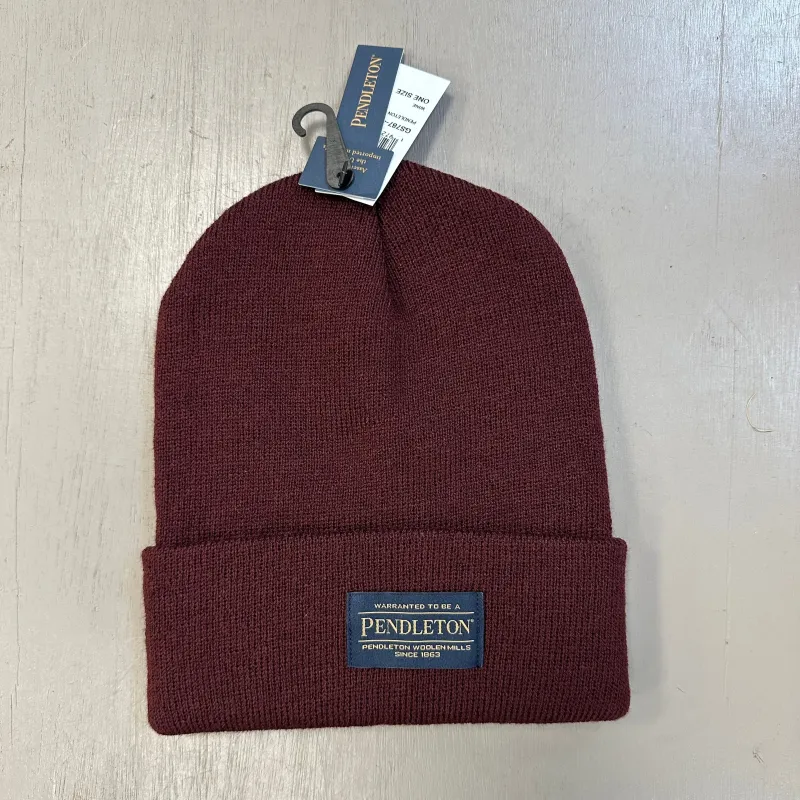 Pendleton Classic Beanie Hat made by Fulmine Mercantile Co