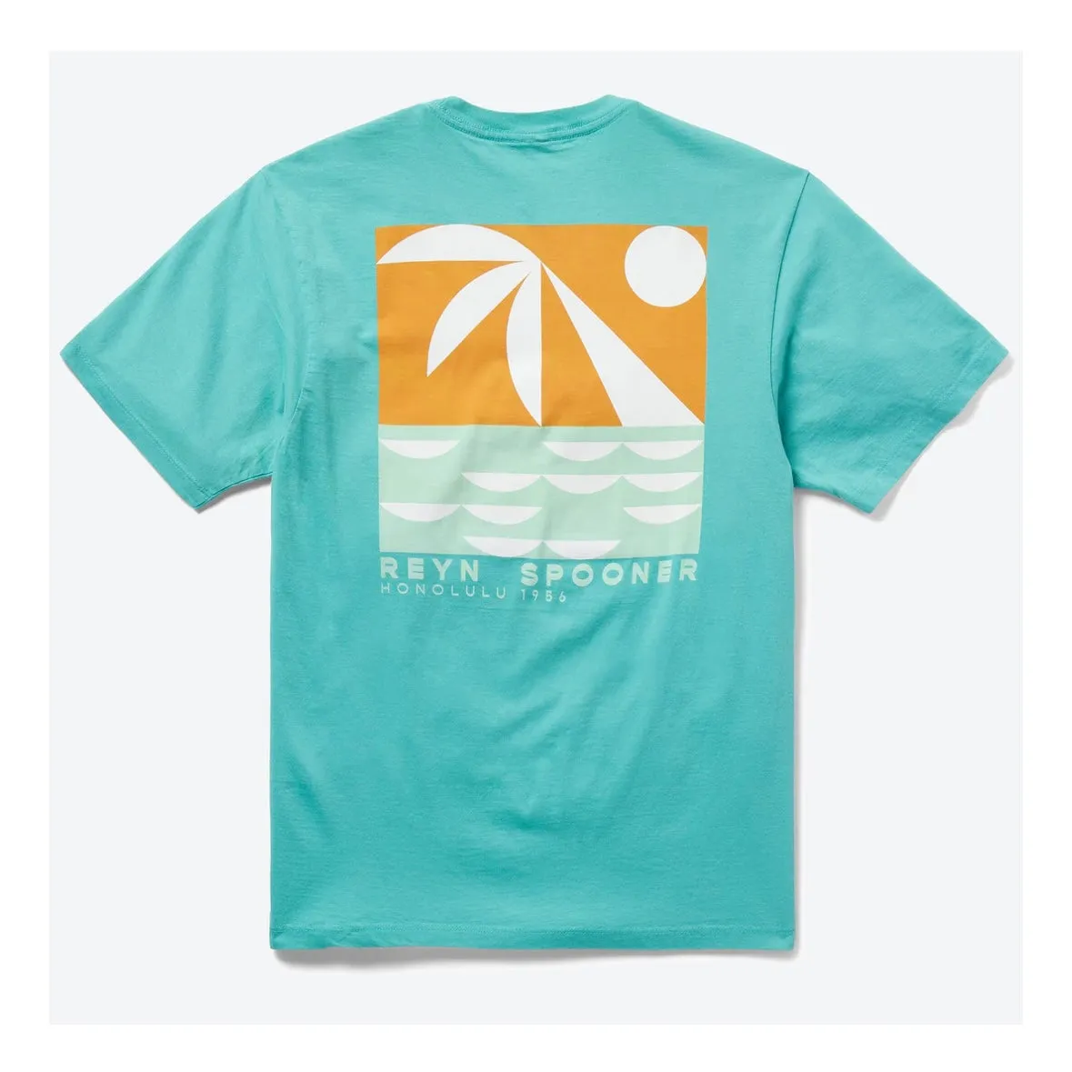 Reyn Spooner Waikiki Sunset Graphic Tee sold by Fulmine Mercantile Co