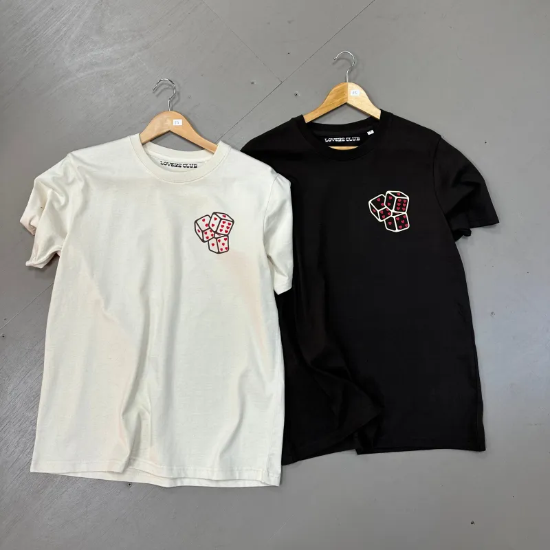 Lovers Club Dice Tee made by Fulmine Mercantile Co