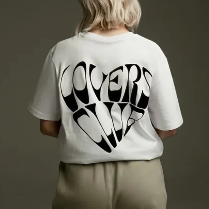 Lovers Club Heart T-Shirt made by Fulmine Mercantile Co