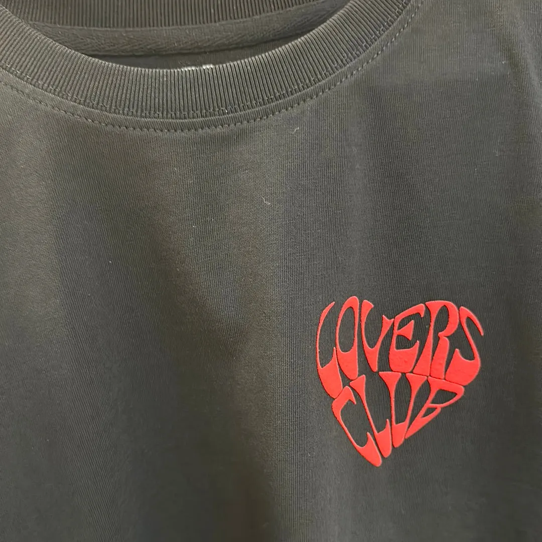Lovers Club Heart T-Shirt sold by Fulmine Mercantile Co product image thumbnail 3