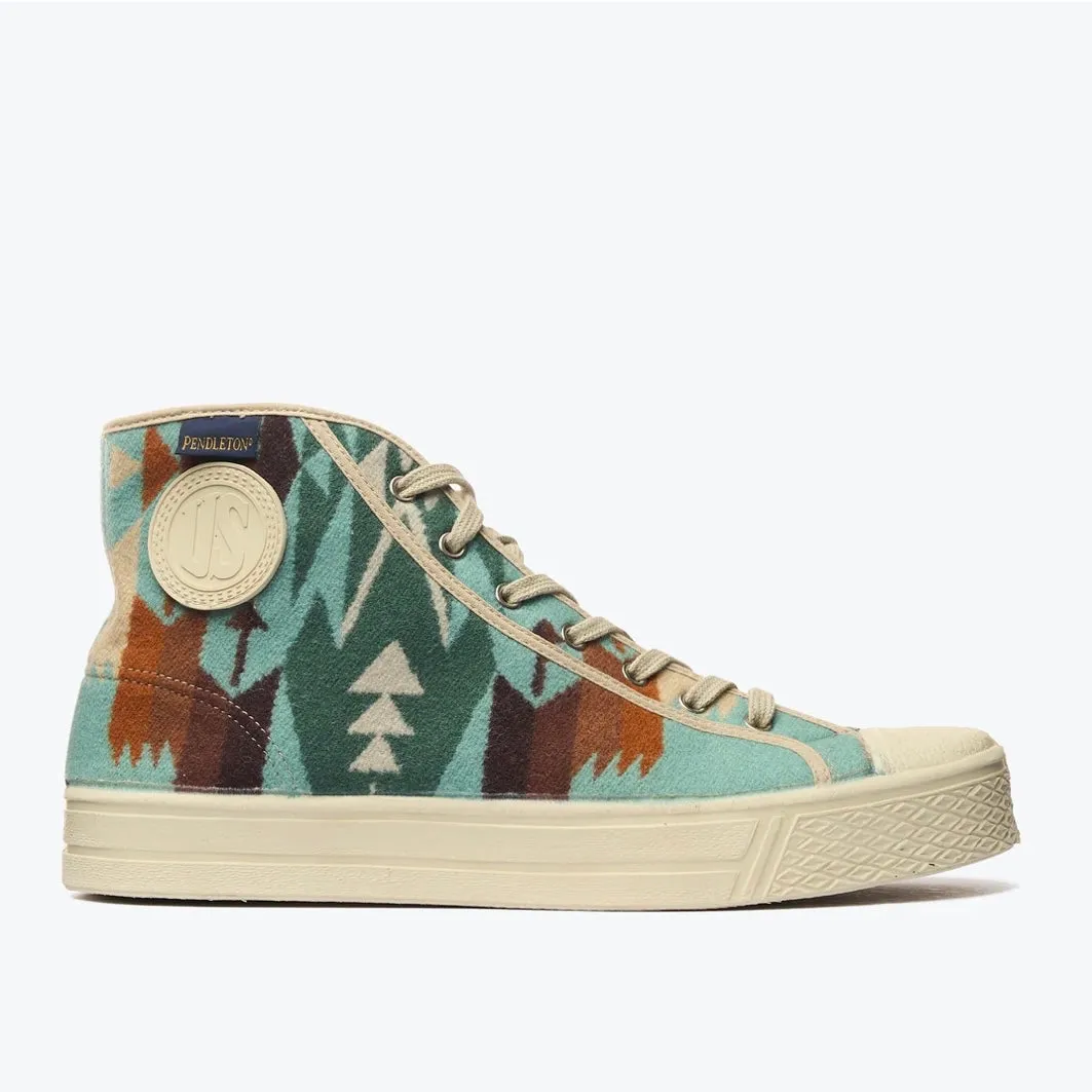 Pendleton X US Rubber Company Hi Top Tuscon Aqua sold by Fulmine Mercantile Co