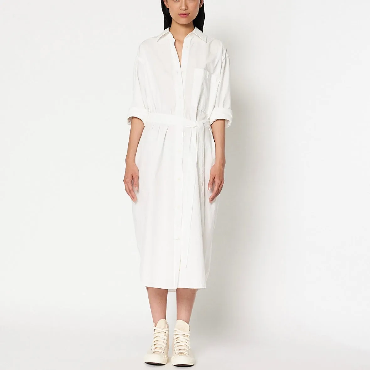 Merz b. Schwanen women’s shirt dress sold by Fulmine Mercantile Co product image thumbnail 4