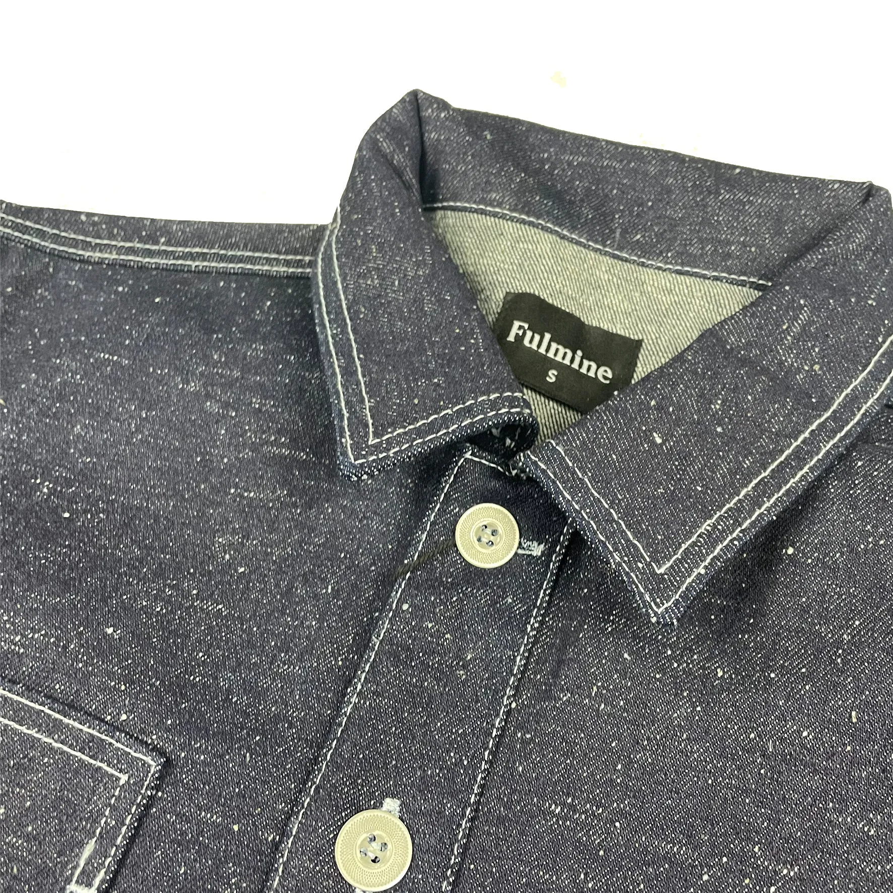 Fulmine US Army Neppy Denim Popover sold by Fulmine Mercantile Co product image thumbnail 3