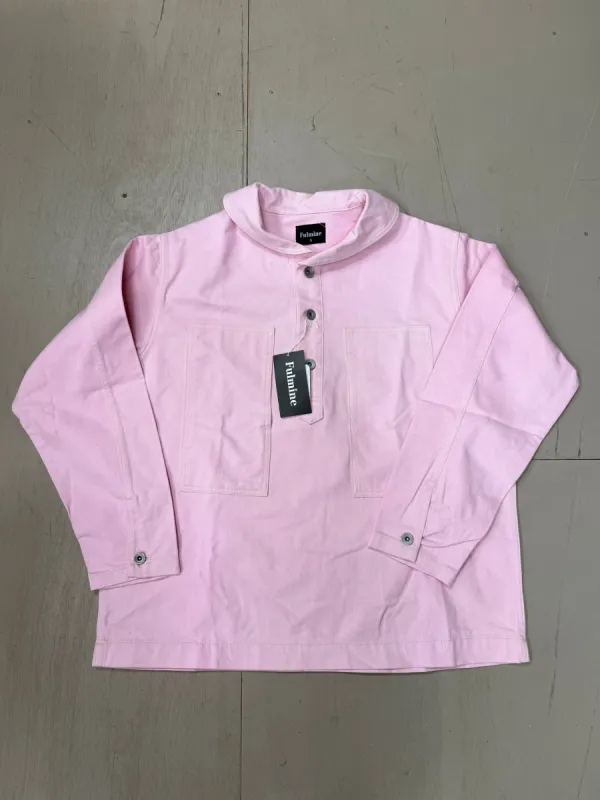 Fulmine USN Hand Dyed Denim Popover made by Fulmine Mercantile Co