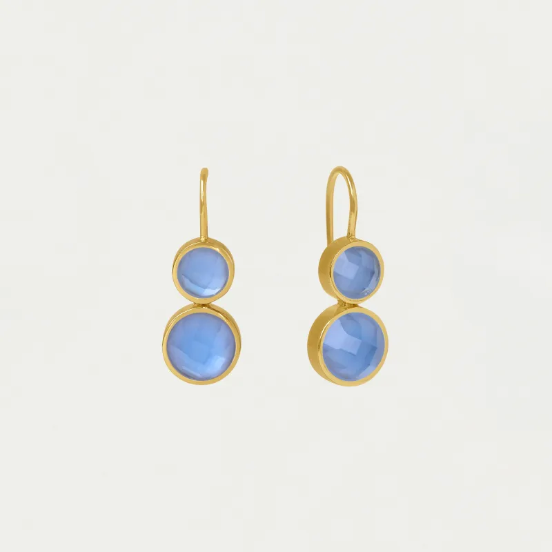 Tulum Double Droplet Earrings made by Dean Davidson