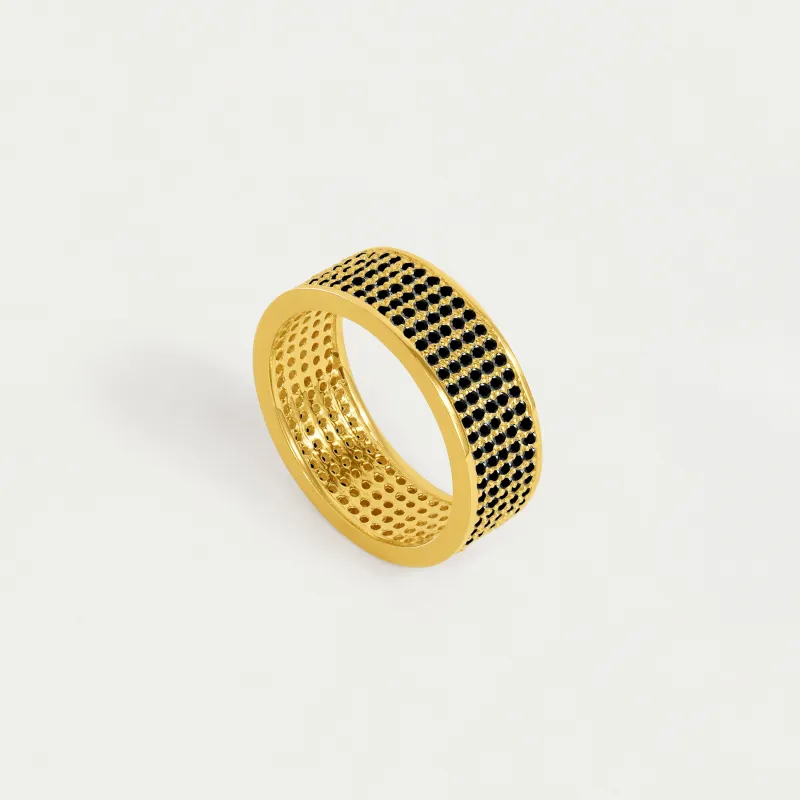 Petit Pavé Thick Stacking Ring sold by Dean Davidson