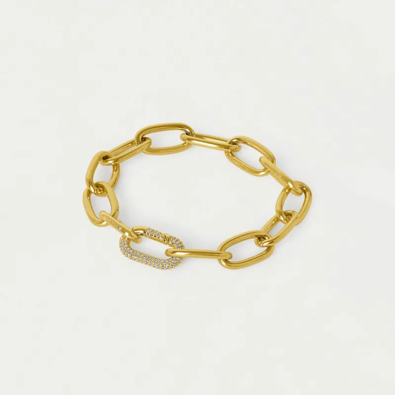 Solene Single Pavé Link Bracelet sold by Dean Davidson