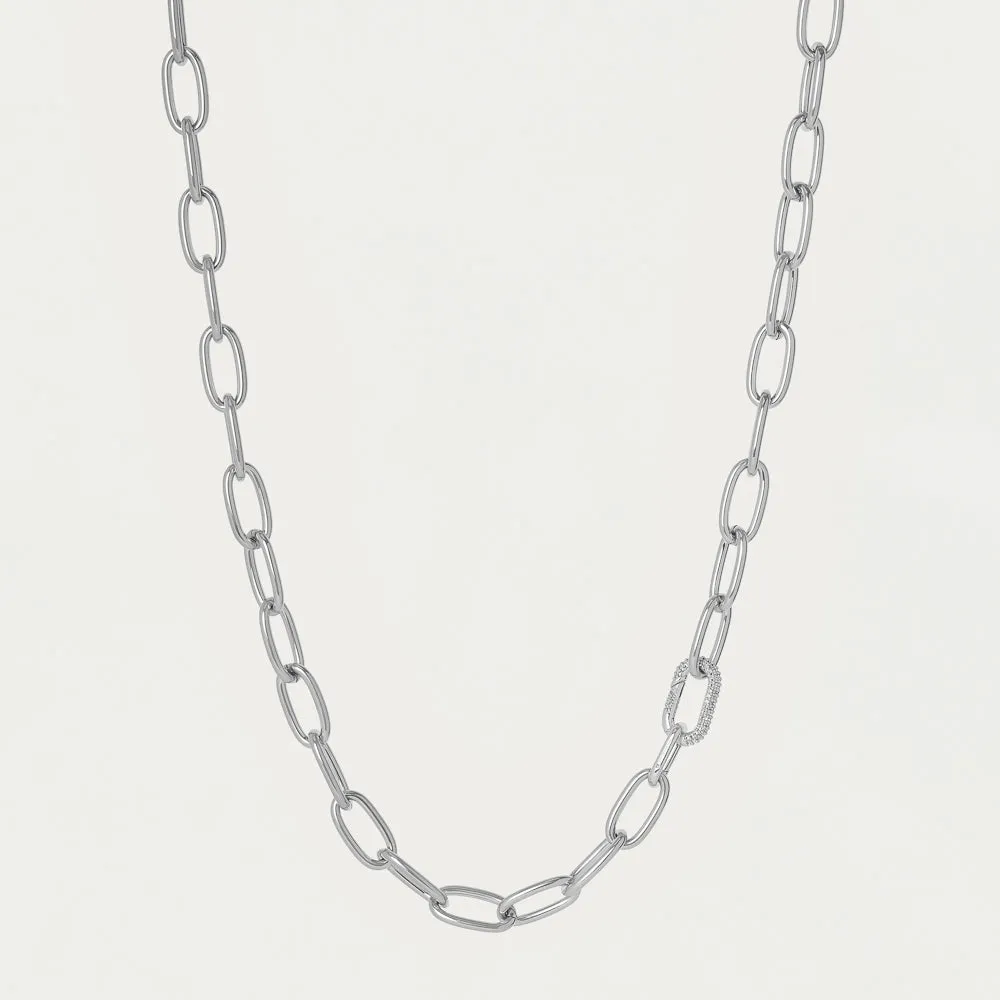 Solene Pavé Chain Necklace sold by Dean Davidson