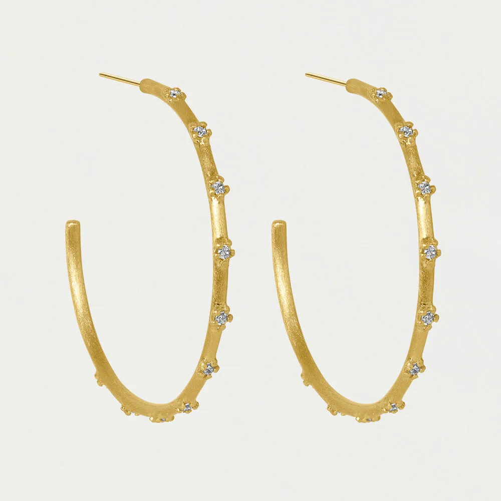Sylvie Hoop Earrings sold by Dean Davidson