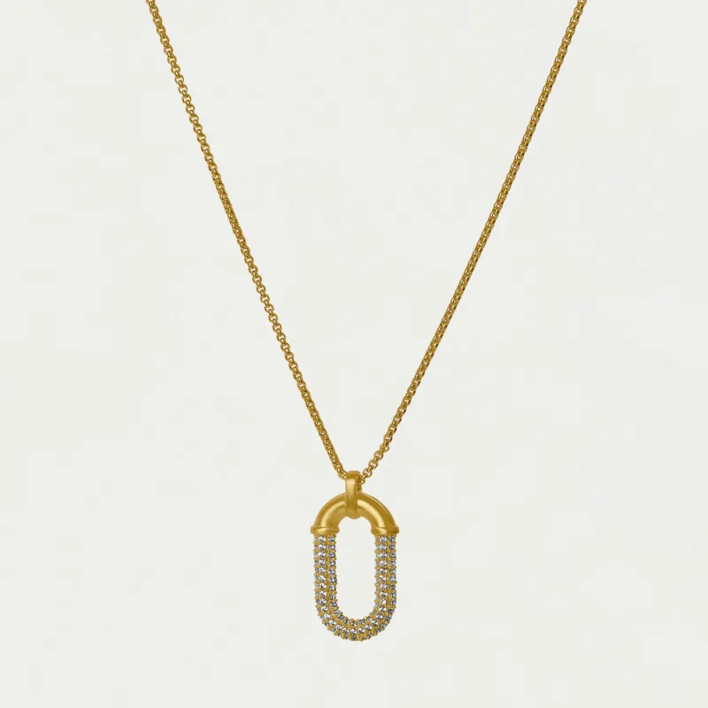 Solene Pavé Pendant Necklace sold by Dean Davidson