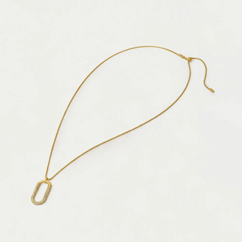 Solene Pavé Long Pendant Necklace sold by Dean Davidson product image thumbnail 4