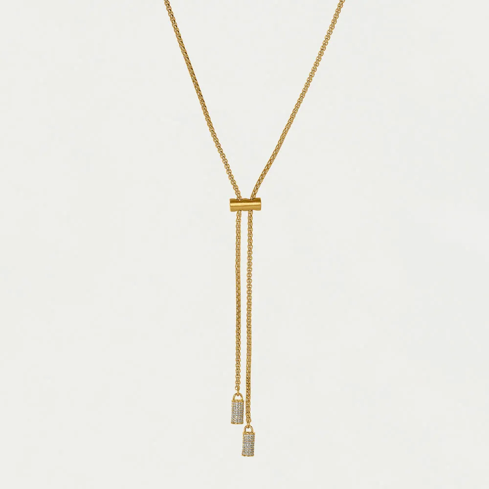 Juliette Pavé Lariat Necklace sold by Dean Davidson