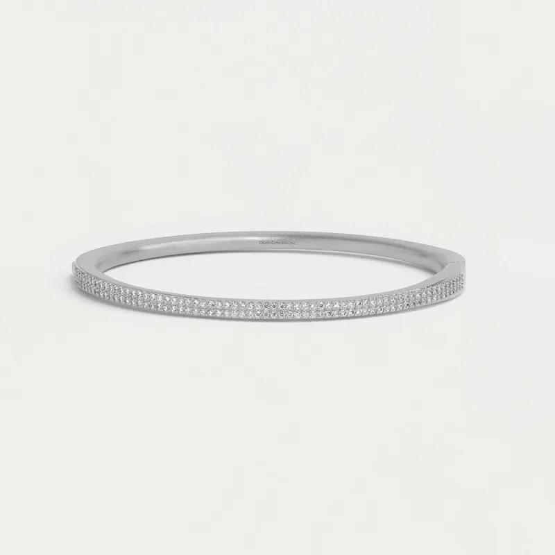 Signature Pavé Hinge Bangle sold by Dean Davidson