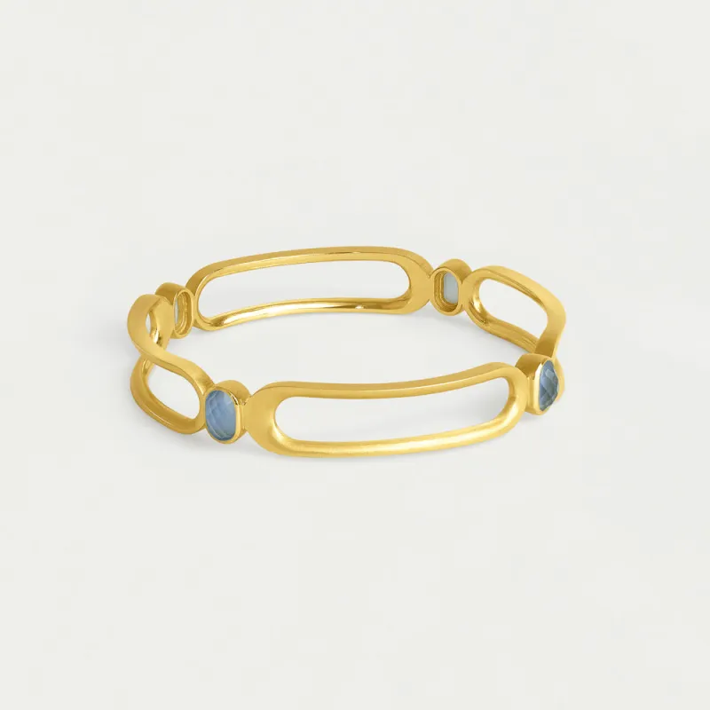 Bowery Gemstone Bangle made by Dean Davidson