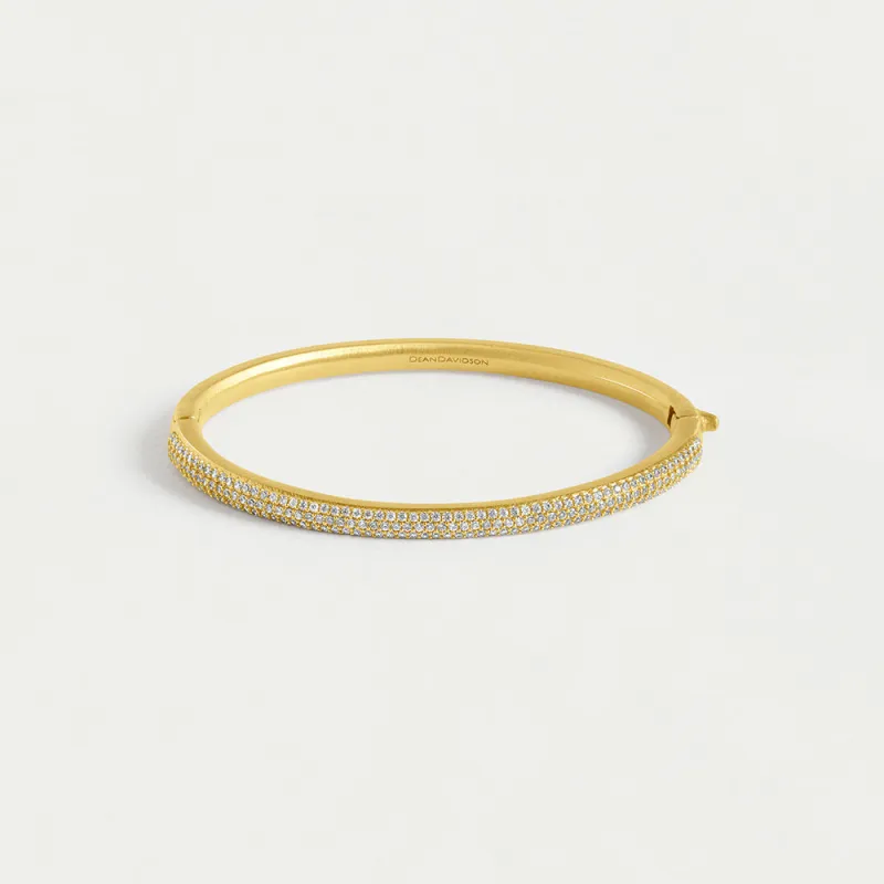 Signature Pavé Hinge Bangle made by Dean Davidson