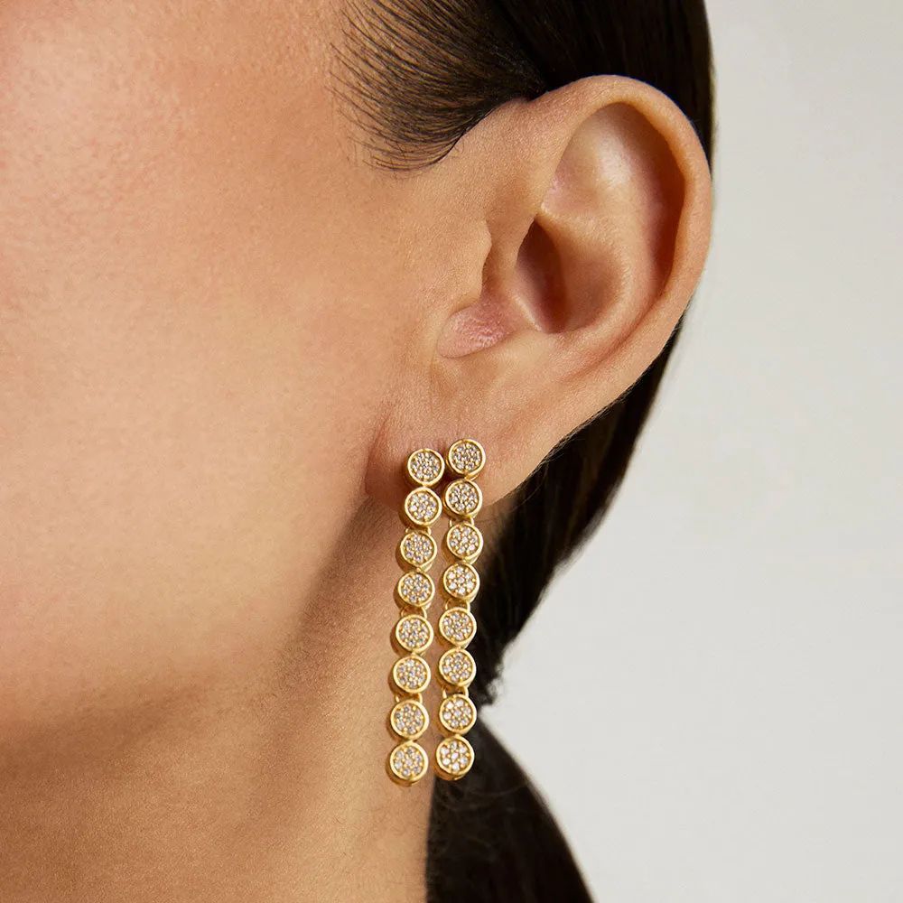 Mirabeau Pavé Statement Drop Earrings sold by Dean Davidson product image thumbnail 2