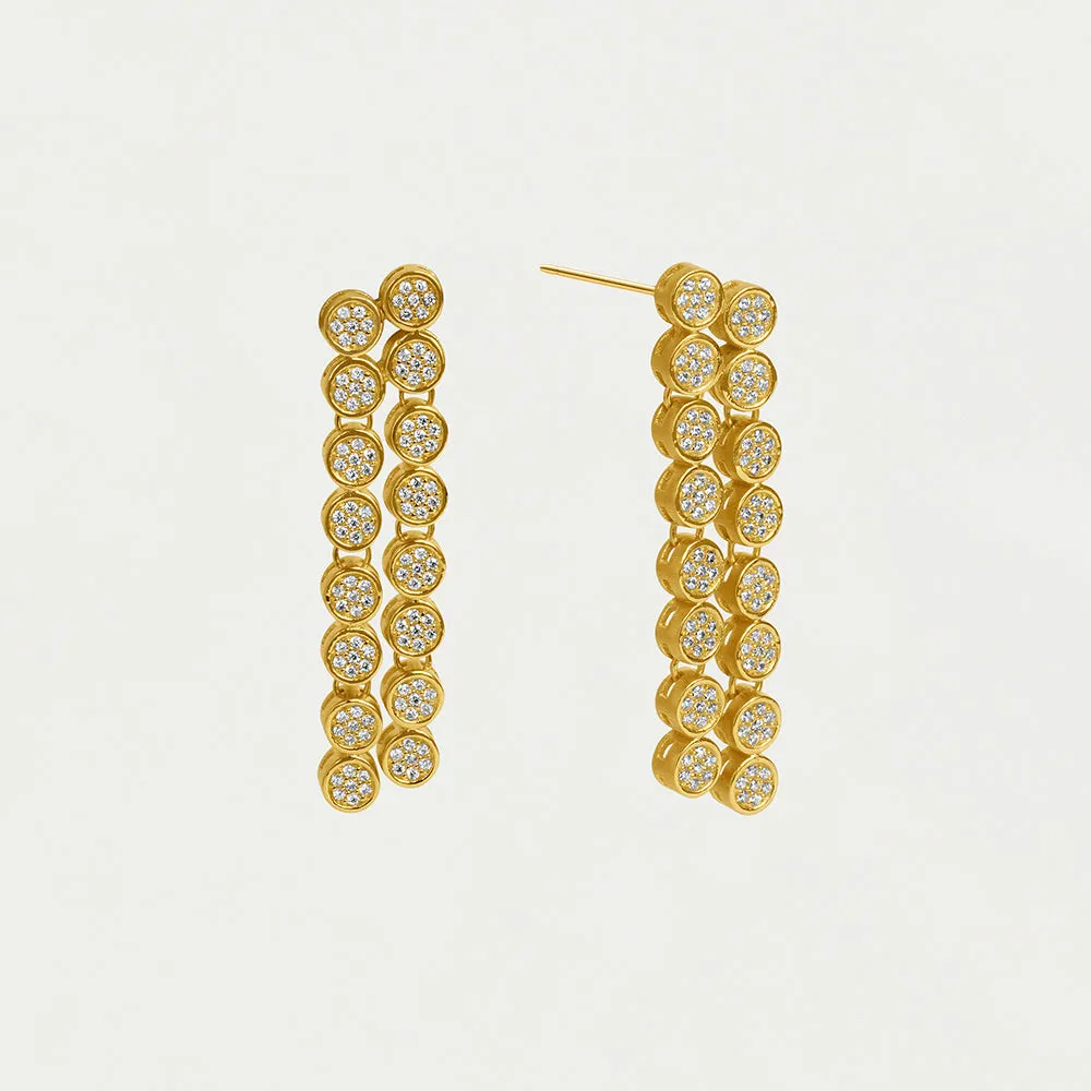 Mirabeau Pavé Statement Drop Earrings sold by Dean Davidson product image thumbnail 5