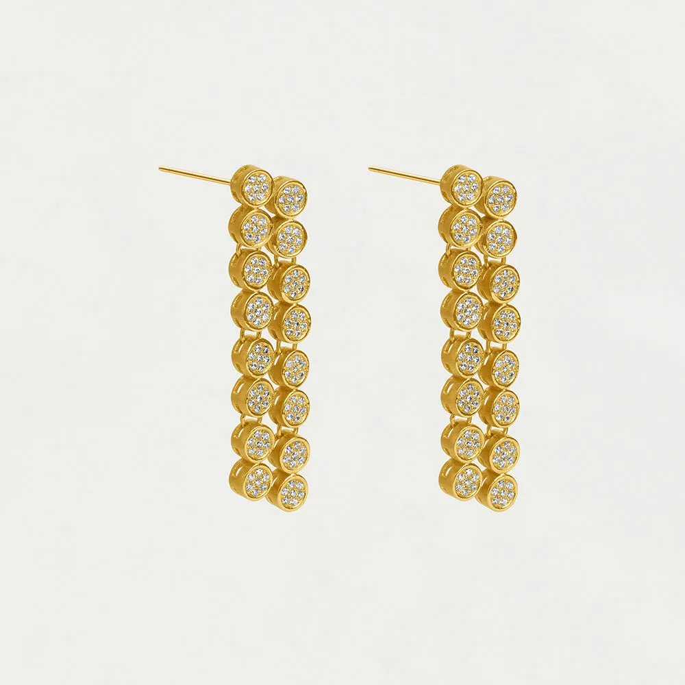 Mirabeau Pavé Statement Drop Earrings sold by Dean Davidson product image thumbnail 4