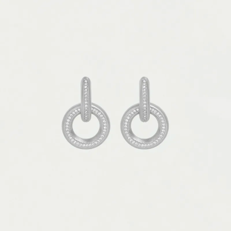 Colette Pavé Drop Earrings sold by Dean Davidson