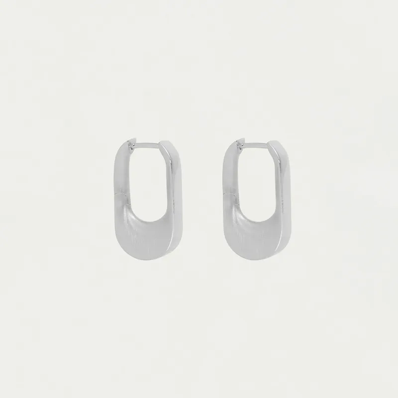 Crosby Hinged Huggie Hoops sold by Dean Davidson