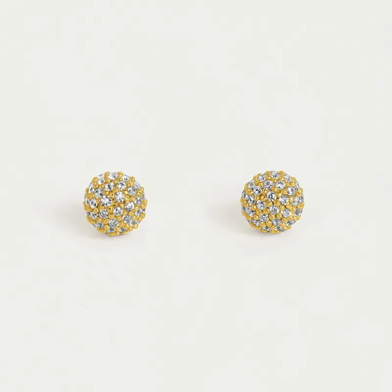 Petit Pavé Mini Ball Studs sold by Dean Davidson