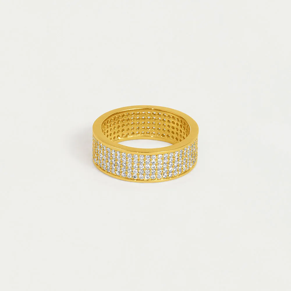 Petit Pavé Thick Stacking Ring sold by Dean Davidson product image thumbnail 4