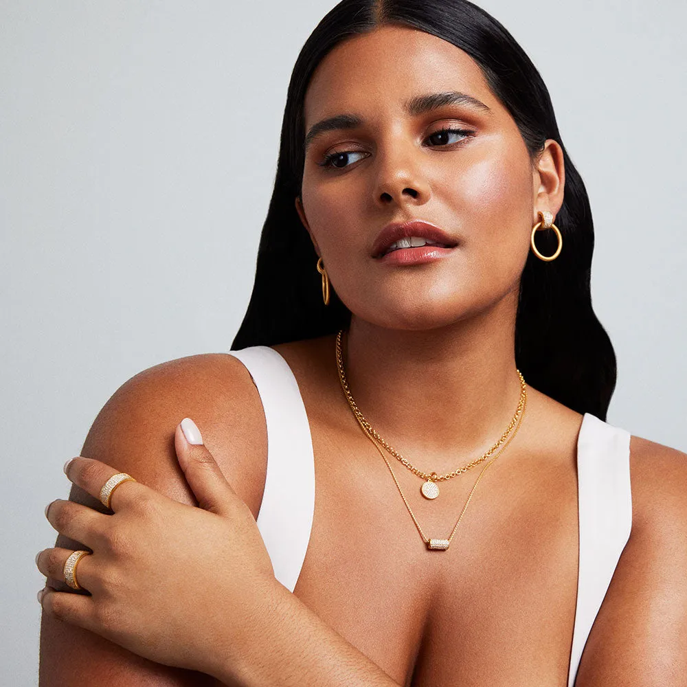 Petit Pavé Thick Stacking Ring sold by Dean Davidson product image thumbnail 5