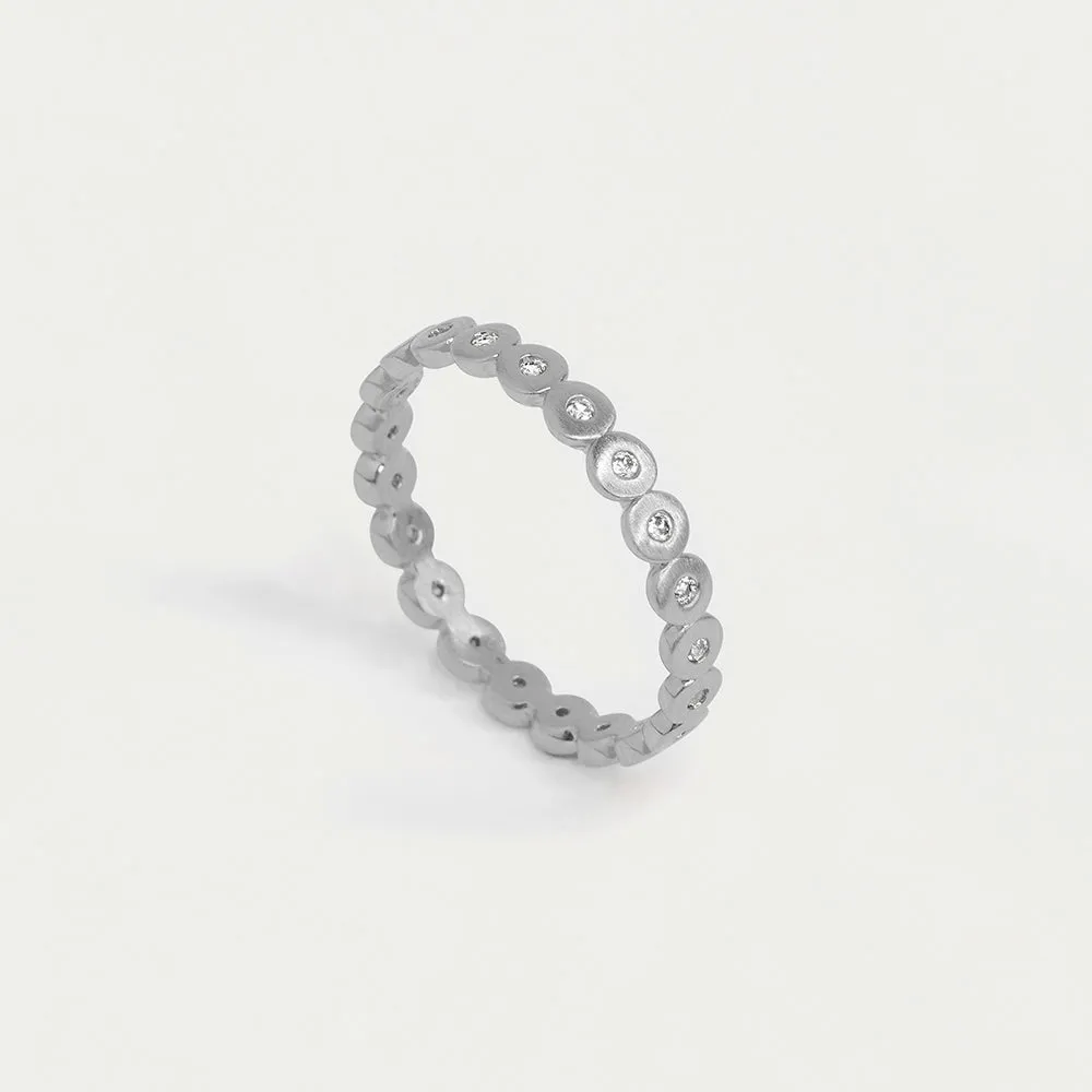Petit Pavé Simple Stacking Ring sold by Dean Davidson product image thumbnail 4
