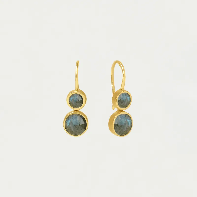 Mini Tulum Double Droplet Earrings sold by Dean Davidson