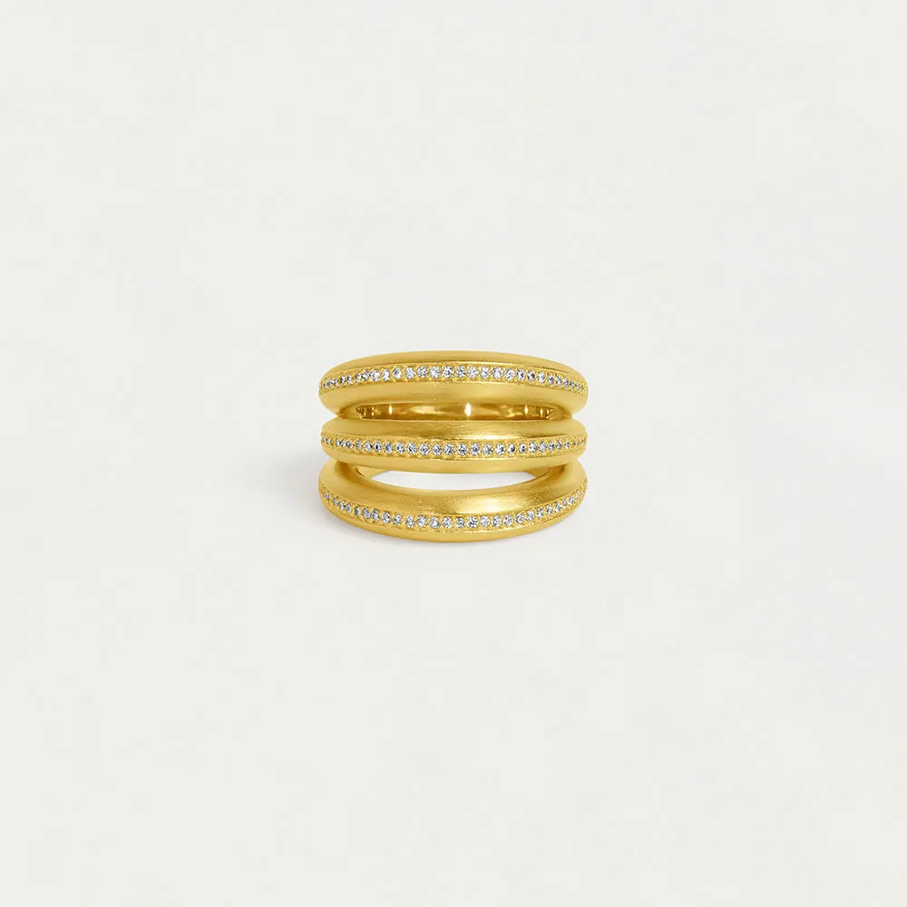 Dauphine Pavé Stacking Ring sold by Dean Davidson product image thumbnail 4