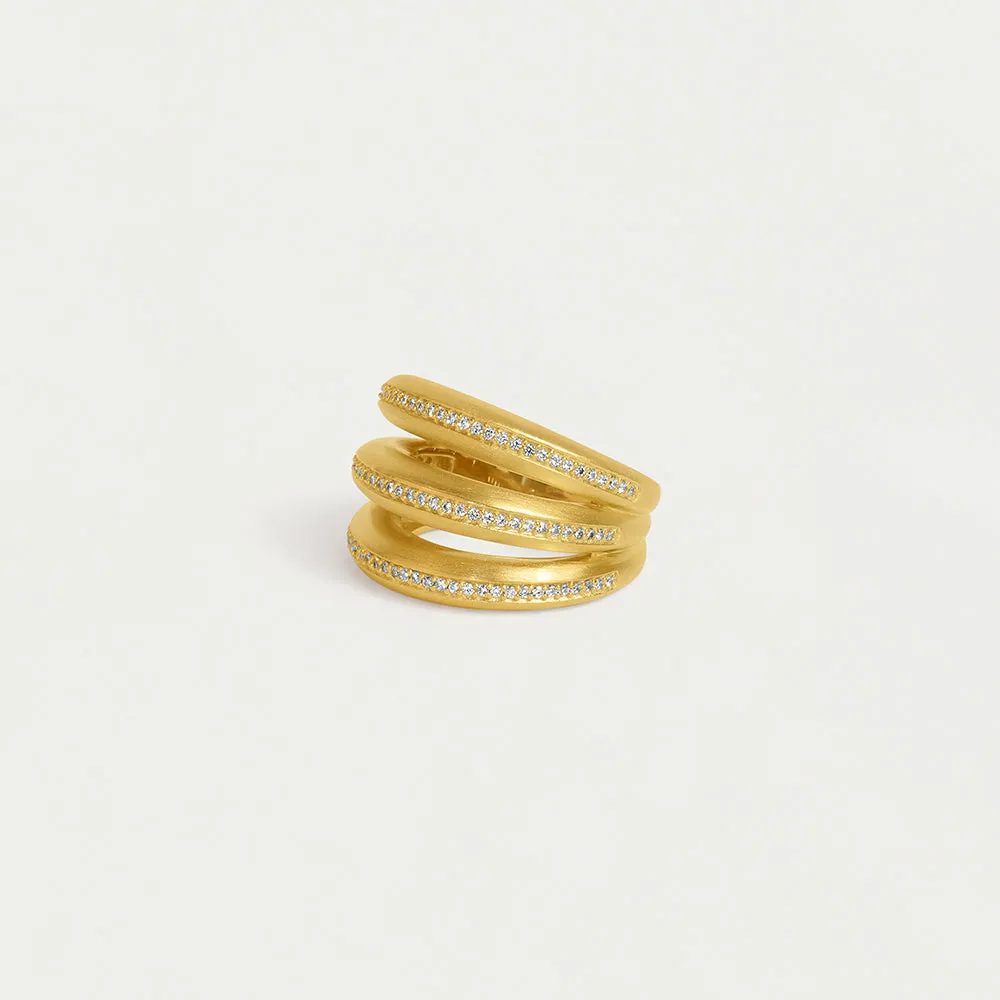 Dauphine Pavé Stacking Ring sold by Dean Davidson product image thumbnail 5