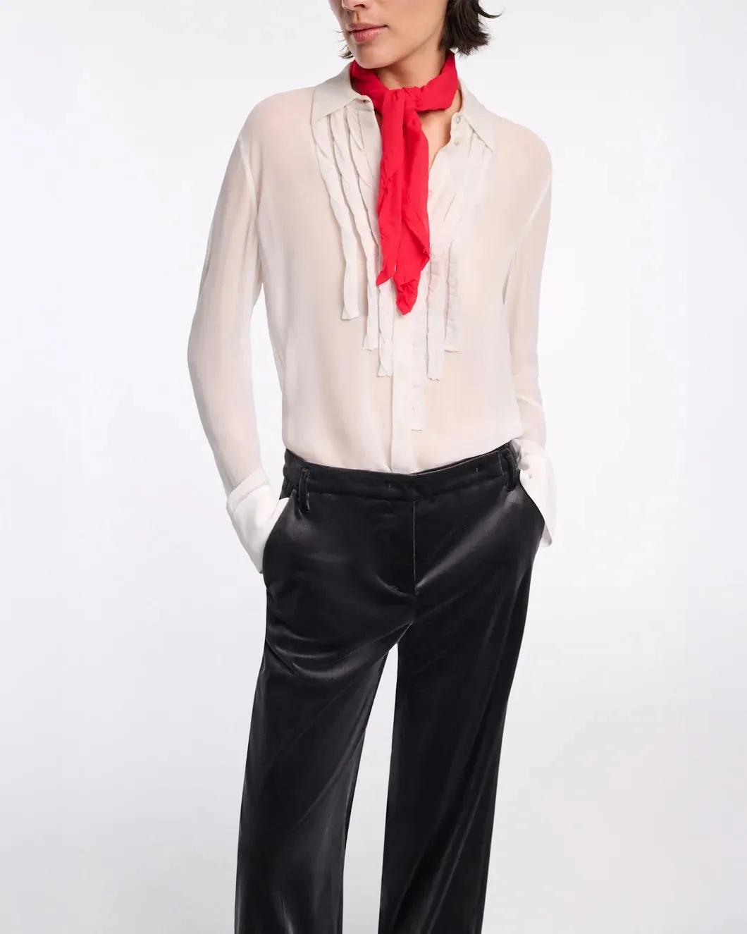 Sheer Twist Blouse sold by SHOWROOM product image thumbnail 3