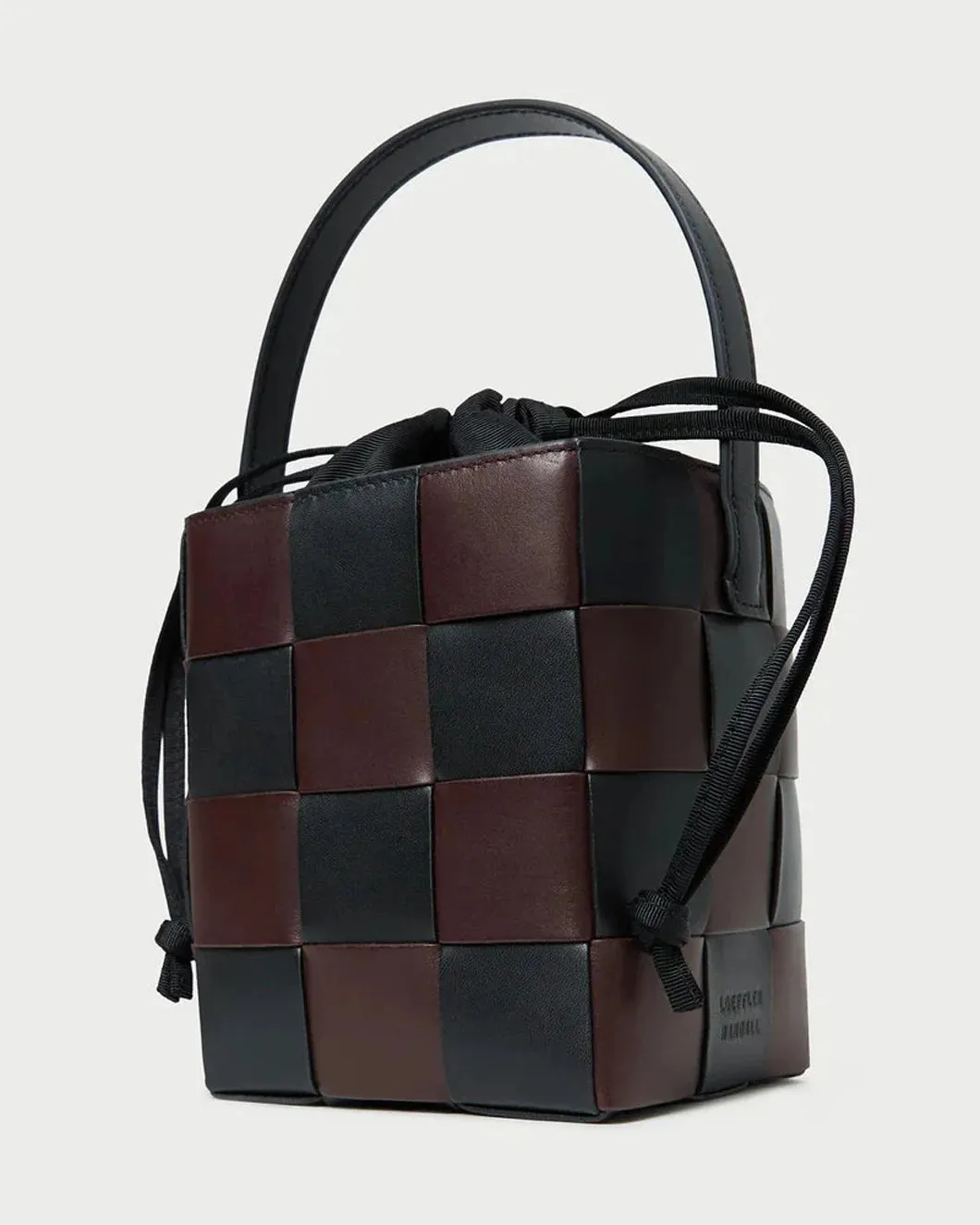 Laith Black/Brown Woven Bucket Bag sold by SHOWROOM product image thumbnail 4